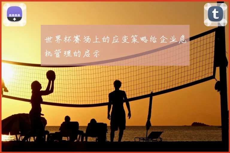 世界杯赛场上的应变策略给企业危机管理的启示