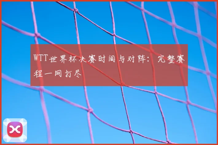 WTT世界杯决赛时间与对阵：完整赛程一网打尽