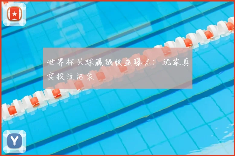 世界杯买球赢钱收益曝光：玩家真实投注记录