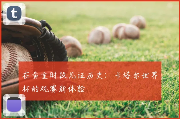 在黄金时段见证历史:卡塔尔世界杯的观赛新体验
